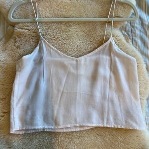 acacia swimwear Pale Blush Silk-Look Camisole